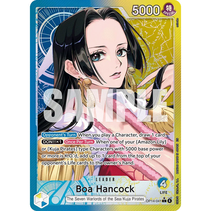 OPCG [OP14-041 L] Boa Hancock (Alternate Art)