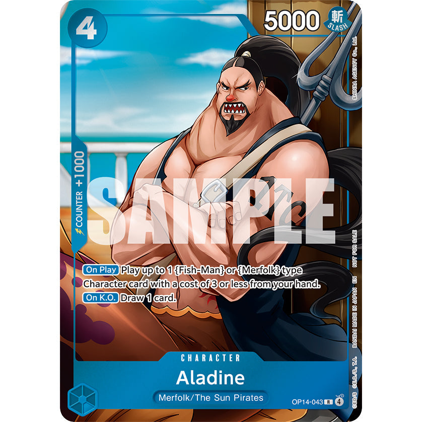 OPCG [OP14-043 R] Aladine (OP14 Dash Pack)