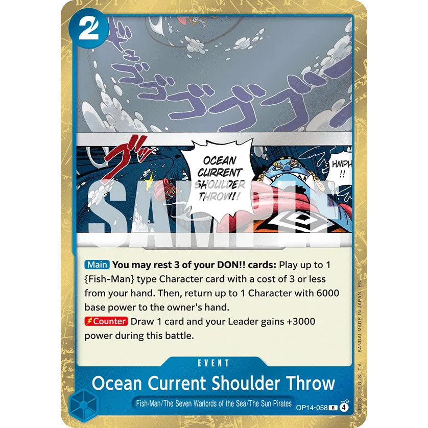 OPCG [OP14-058 R] Ocean Current Shoulder Throw