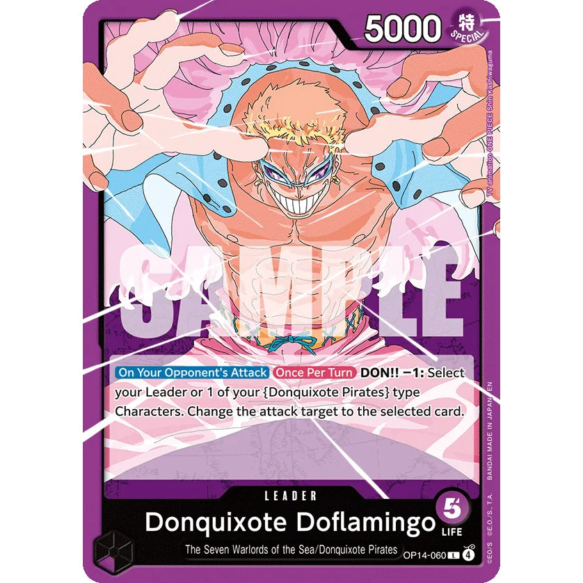 OPCG [OP14-060 L] Donquixote Doflamingo