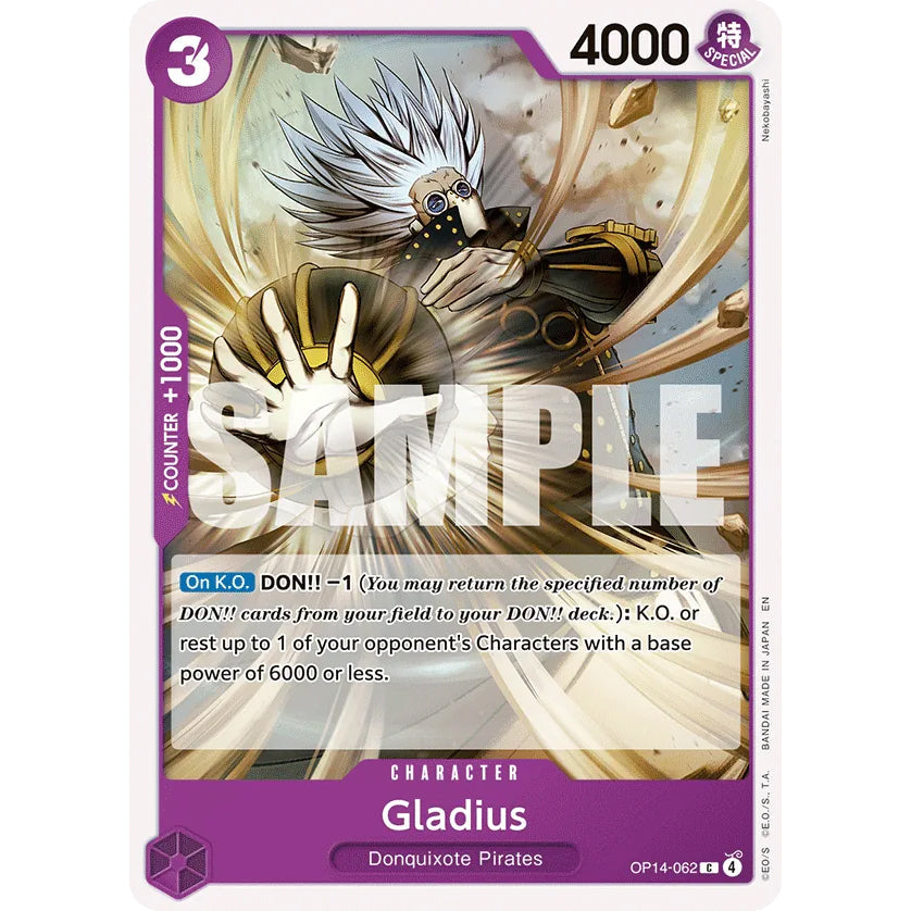 OPCG [OP14-062 C] Gladius