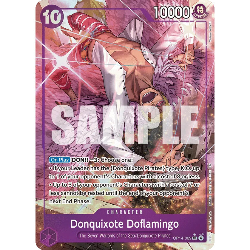 OPCG [OP14-069 SR] Donquixote Doflamingo (Alternate Art)
