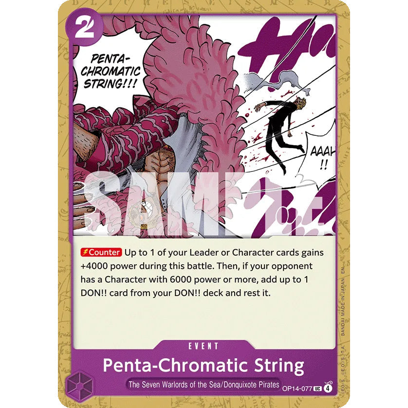 OPCG [OP14-077 UC] Penta-Chromatic String