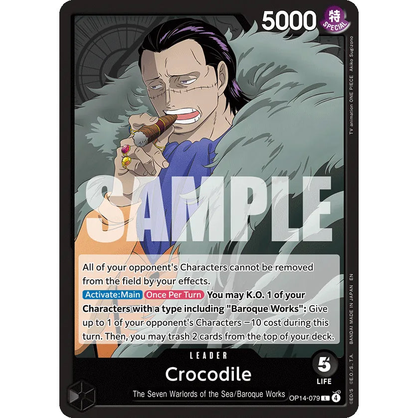 OPCG [OP14-079 L] Crocodile