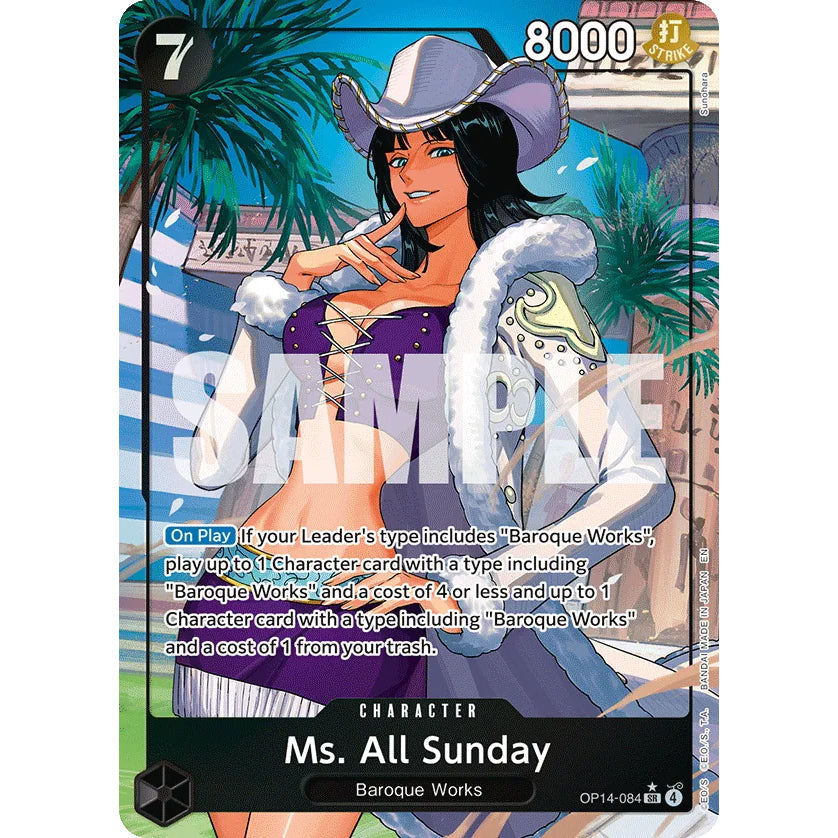 OPCG [OP14-084 SR] Ms. All Sunday (Alternate Art)
