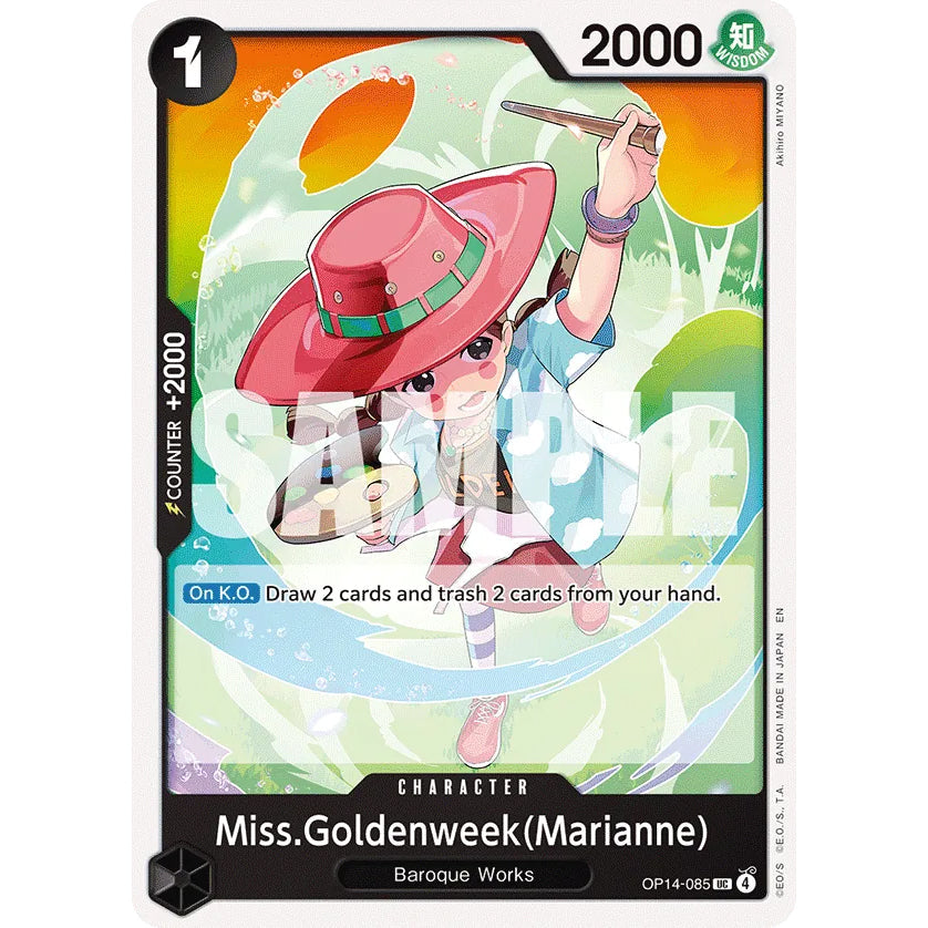 OPCG [OP14-085 UC] Miss.Goldenweek(Marianne)