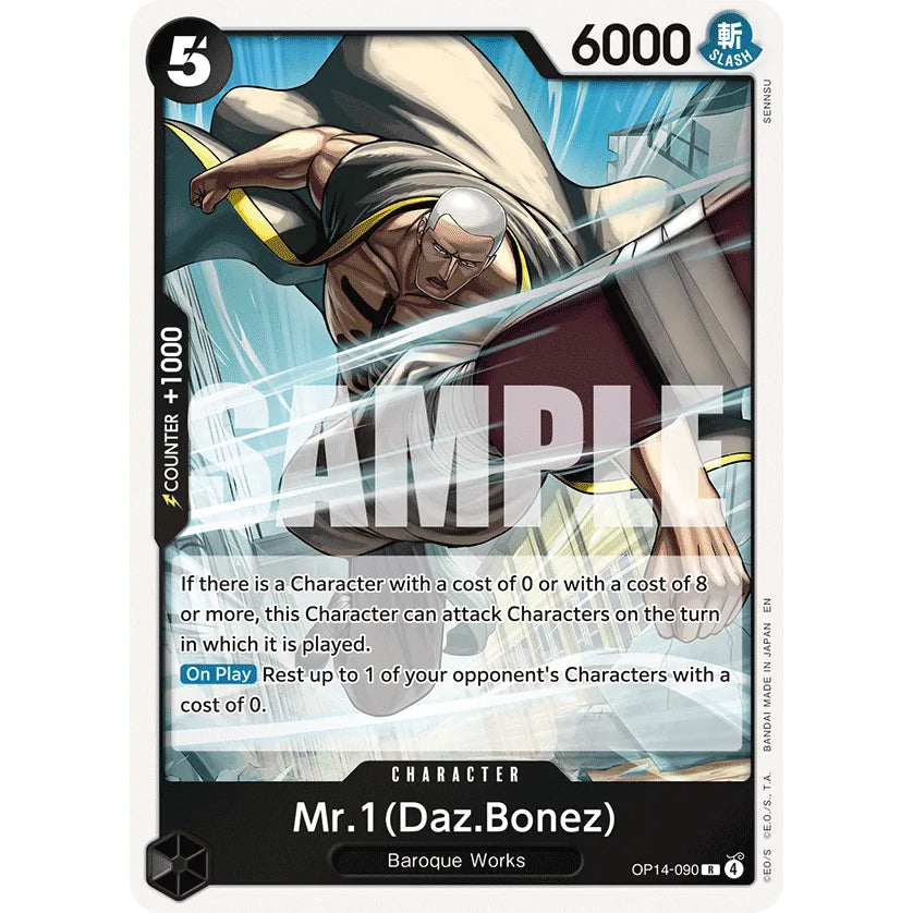 OPCG [OP14-090 R] Mr.1(Daz.Bonez)
