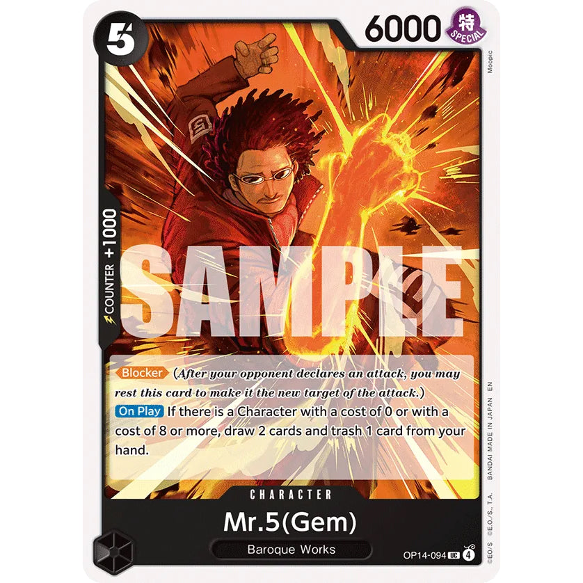 OPCG [OP14-094 UC] Mr.5(Gem)