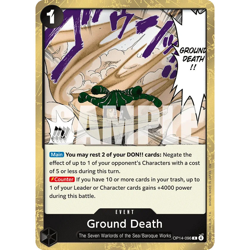 OPCG [OP14-096 R] Ground Death