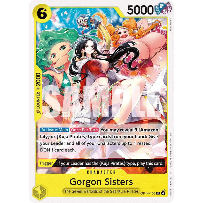 OPCG [OP14-105 UC] Gorgon Sisters