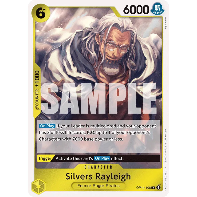 OPCG [OP14-108 R] Silvers Rayleigh