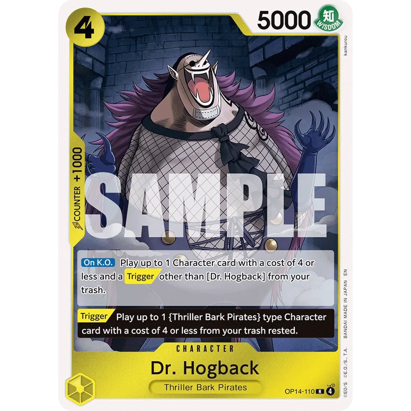 OPCG [OP14-110 R] Dr. Hogback