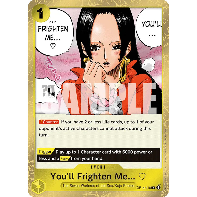OPCG [OP14-118 R] You'll Frighten Me...