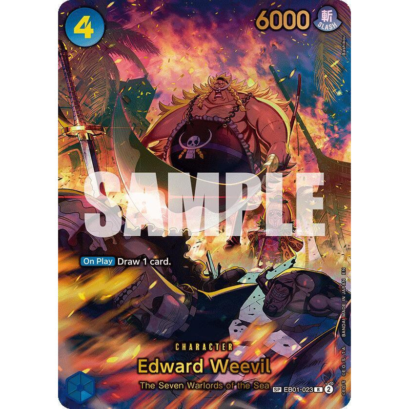 OPCG [OP14-EB01-023 R] Edward Weevil - EB01-023 (SP)