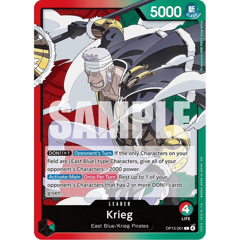 OPCG [OP15-001 L] Krieg
