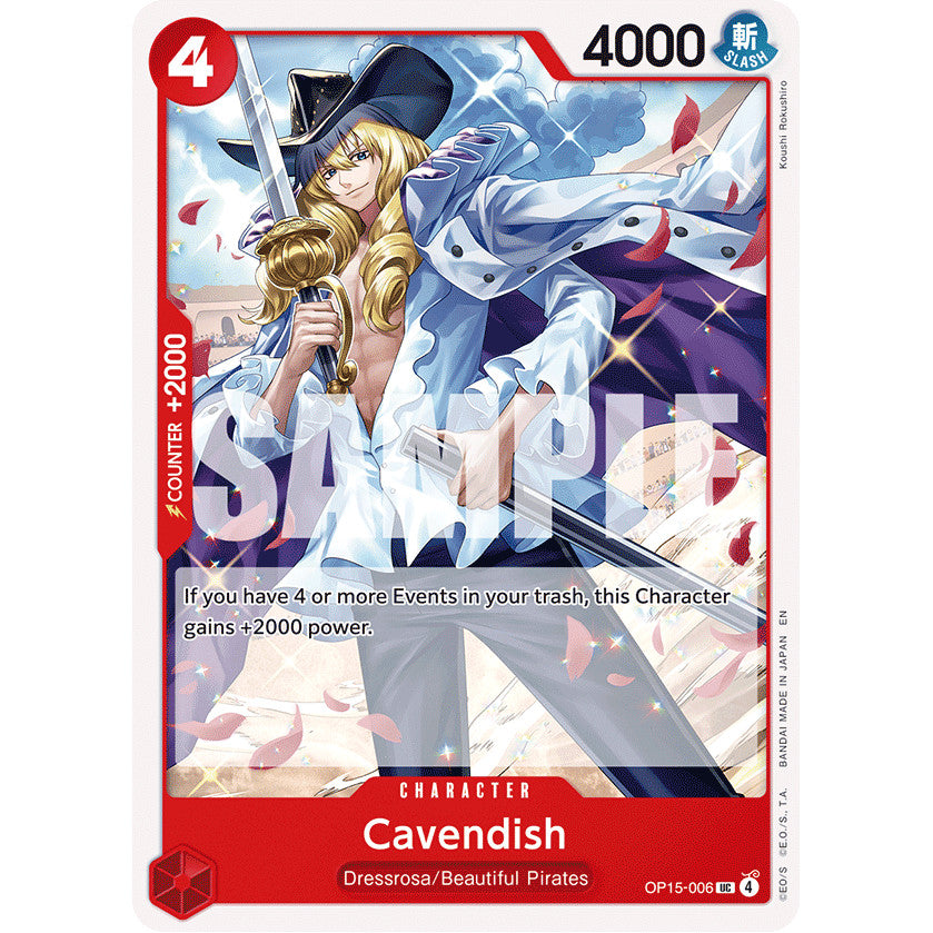 OPCG [OP15-006 UC] Cavendish
