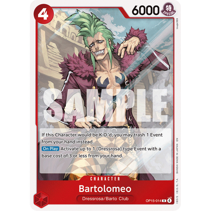 OPCG [OP15-014 R] Bartolomeo