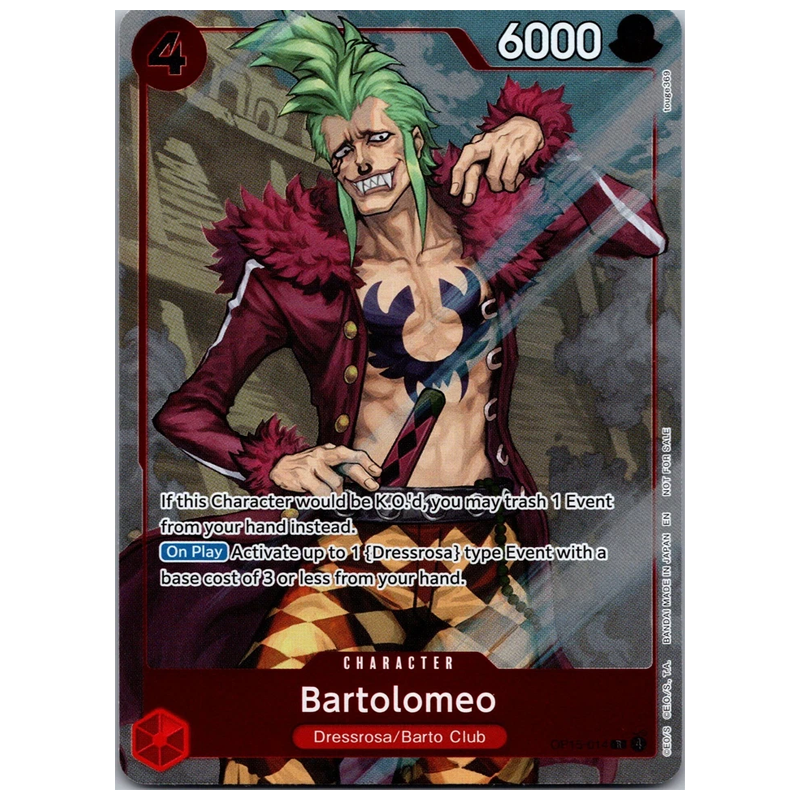 OPCG [OP15-014 R] Bartolomeo (Dash Pack)