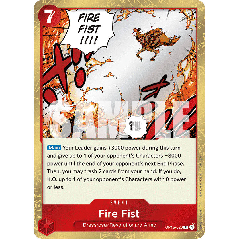 OPCG [OP15-020 R] Fire Fist