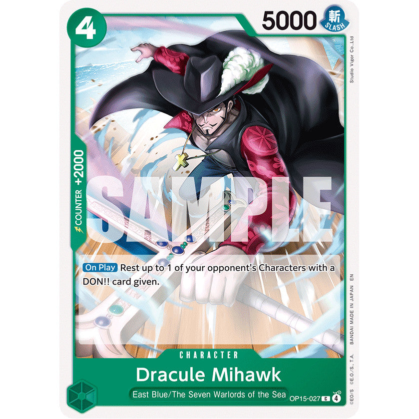 OPCG [OP15-027 C] Dracule Mihawk
