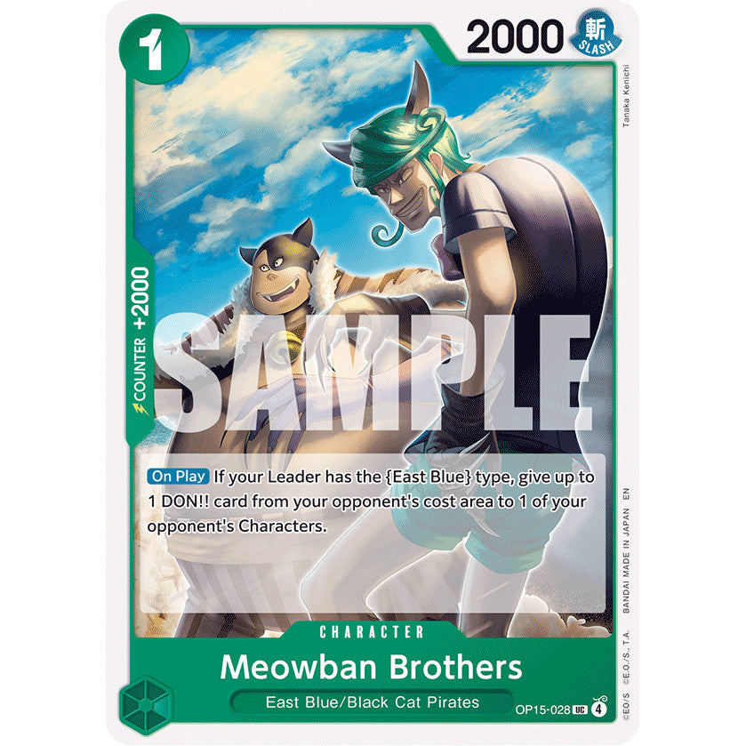 OPCG [OP15-028 UC] Meowban Brothers