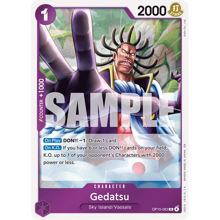 OPCG [OP15-063 R] Gedatsu