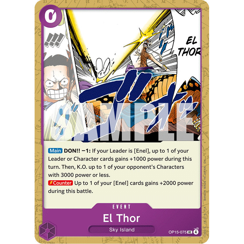 OPCG [OP15-075 UC] El Thor