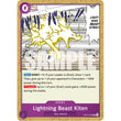 OPCG [OP15-076 UC] Lightning Beast Kitten