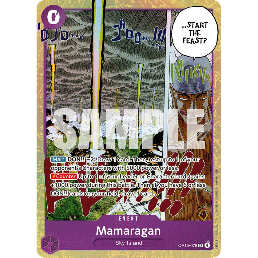OPCG [OP15-078 SR] Mamaragan