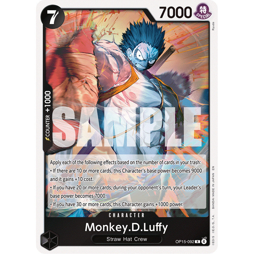 OPCG [OP15-092 R] Monkey.D.Luffy