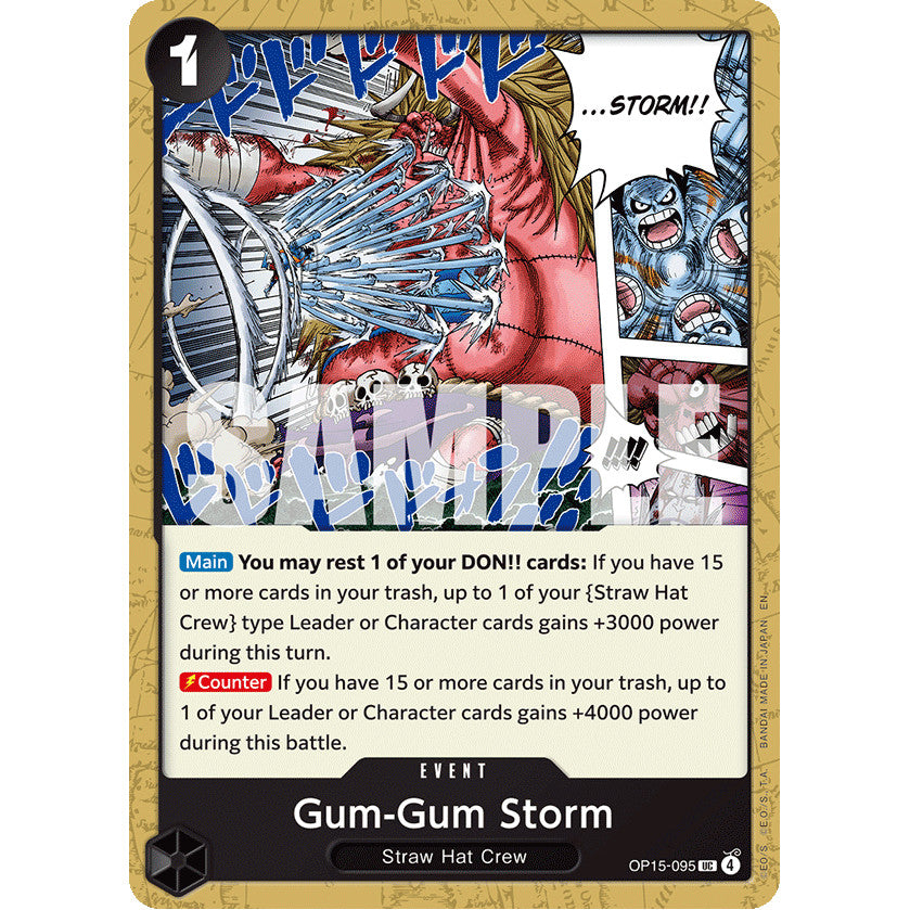 OPCG [OP15-095 UC] Gum-Gum Storm
