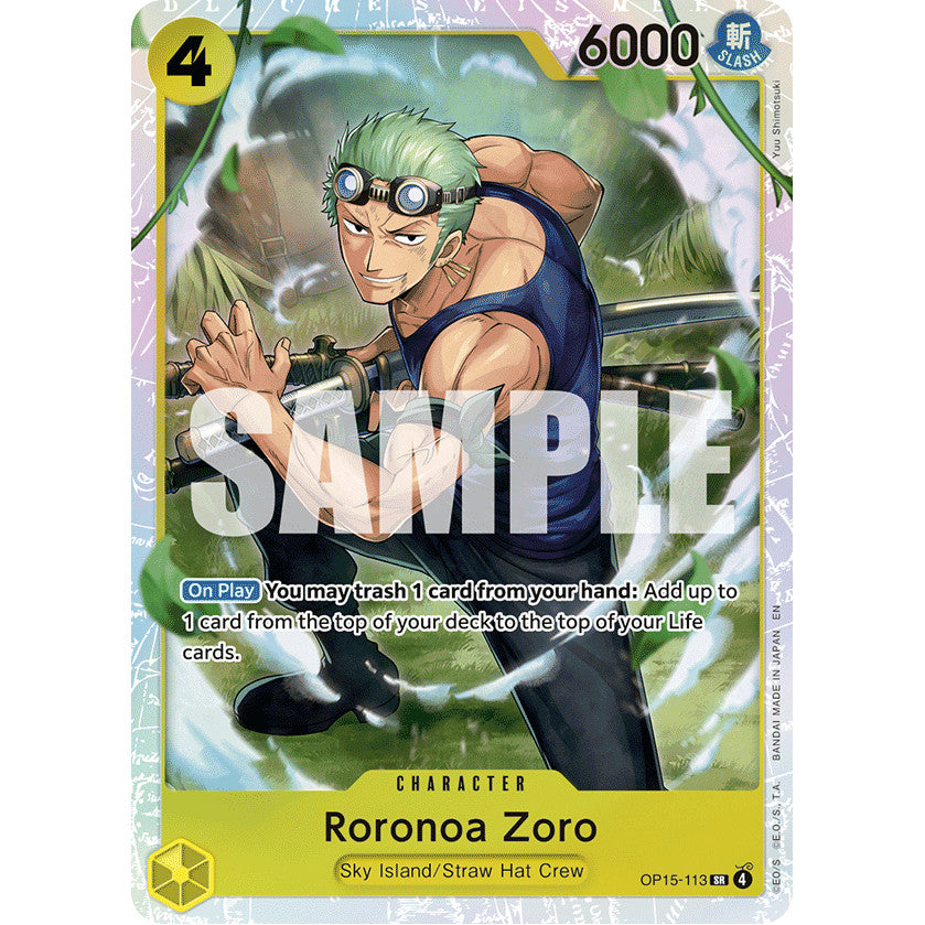 OPCG [OP15-113 SR] Roronoa Zoro