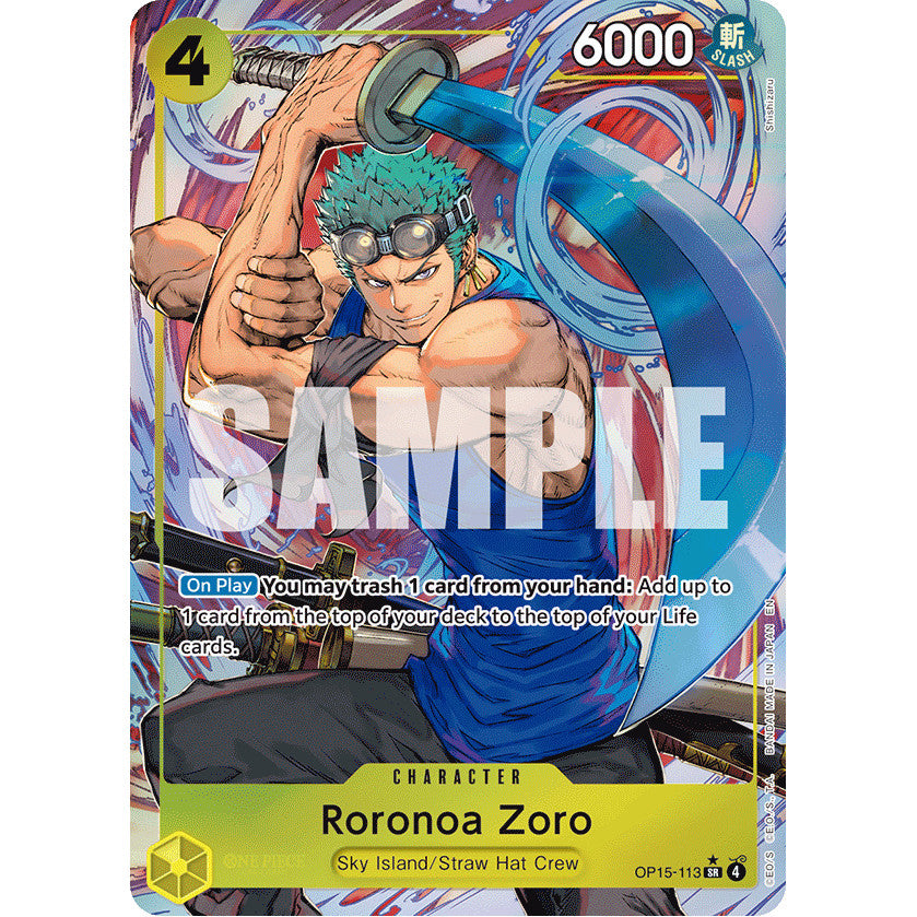 OPCG [OP15-113 SR] Roronoa Zoro (Alternate Art)