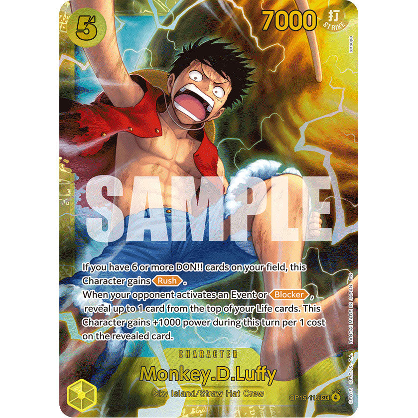 OPCG [OP15-119 SEC] Monkey.D.Luffy