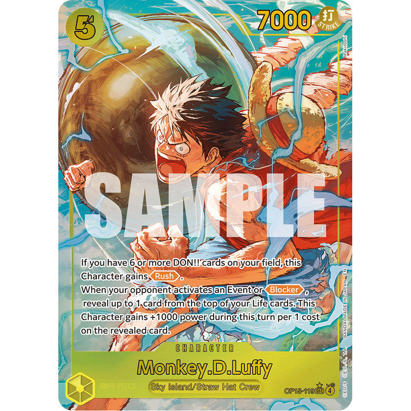 OPCG [OP15-119 SEC] Monkey.D.Luffy (Alternate Art)