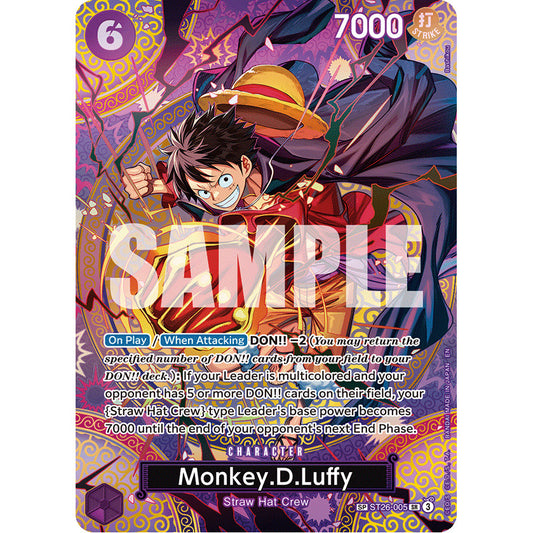 OPCG [OP15-ST26-005 SR] Monkey.D.Luffy (SP)