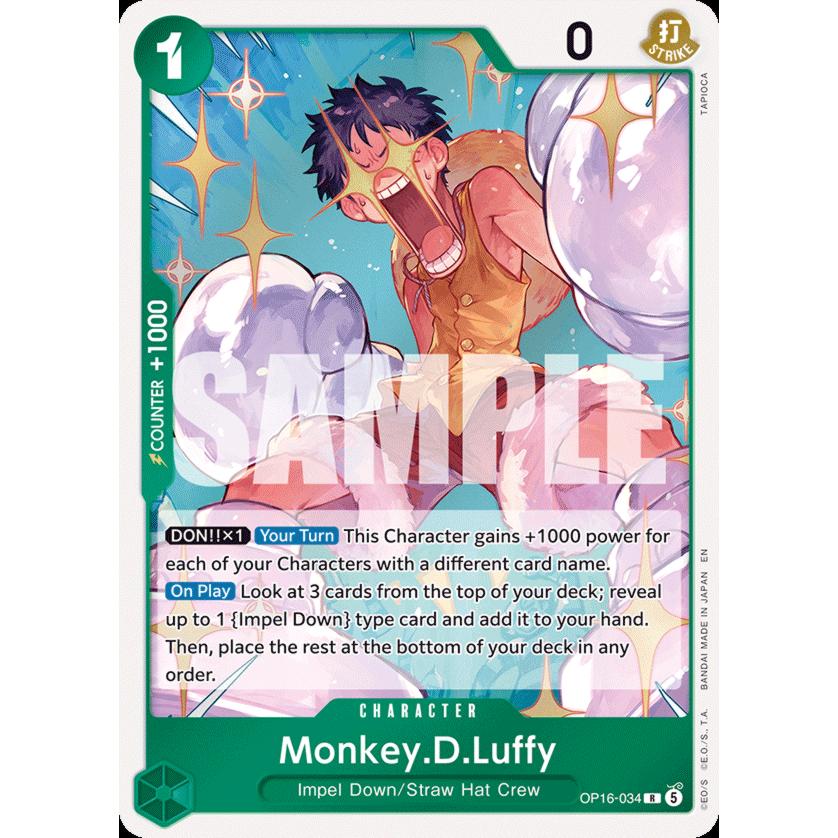 OPCG [OP16-034 R] Monkey.D.Luffy
