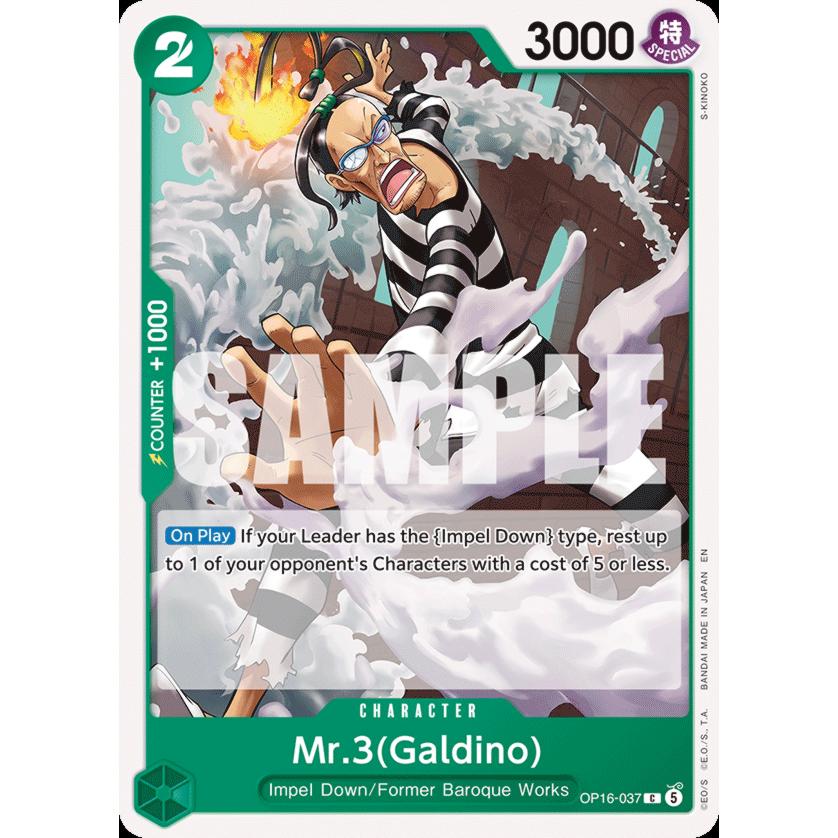 OPCG [OP16-037 C] Mr.3(Galdino)