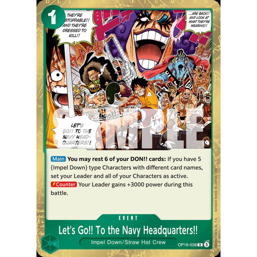 OPCG [OP16-038 R] Let's Go!! To the Navy Headquarters..