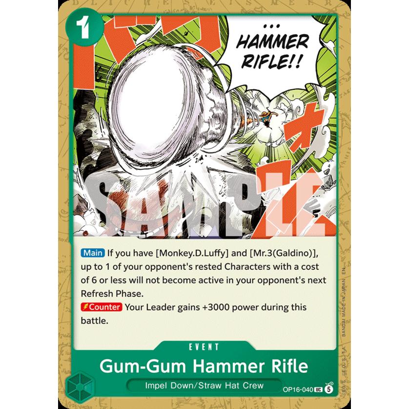 OPCG [OP16-040 UC] Gum-Gum Hammer Rifle