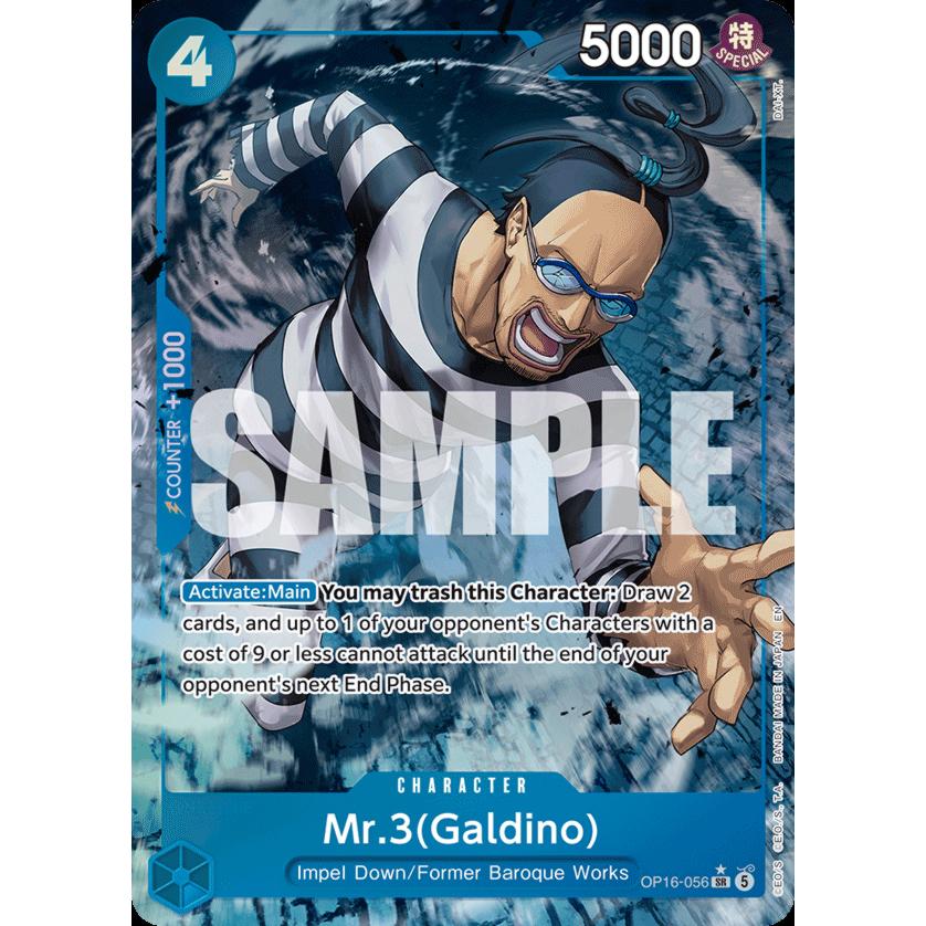 OPCG [OP16-056 SR] Mr.3(Galdino) (Alternate Art)