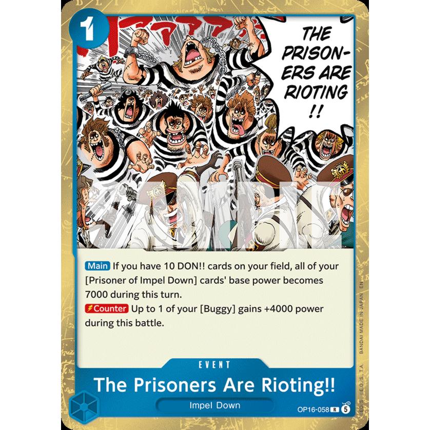OPCG [OP16-058 R] The Prisoners Are Rioting!!