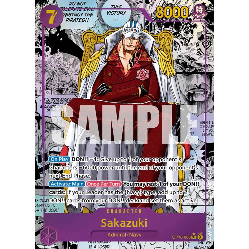 OPCG [OP16-065 SR] Sakazuki (Manga)