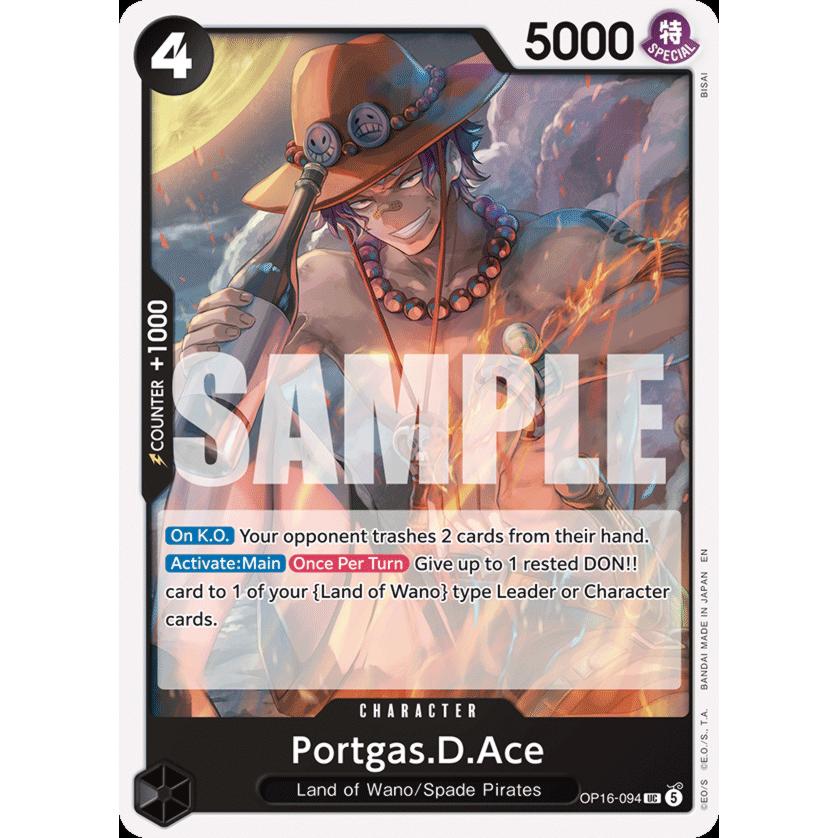 OPCG [OP16-094 UC] Portgas.D.Ace