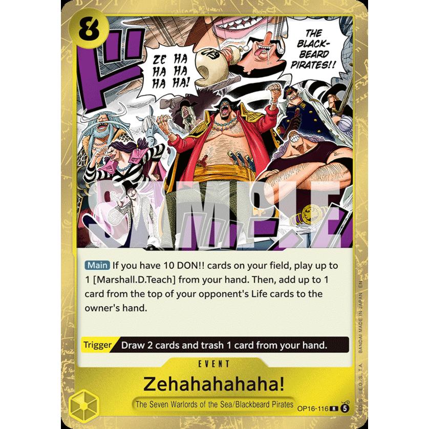OPCG [OP16-116 R] Zehahahahaha!