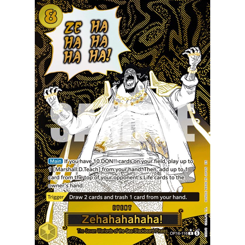 OPCG [OP16-116 R] Zehahahahaha! (Alternate Art)