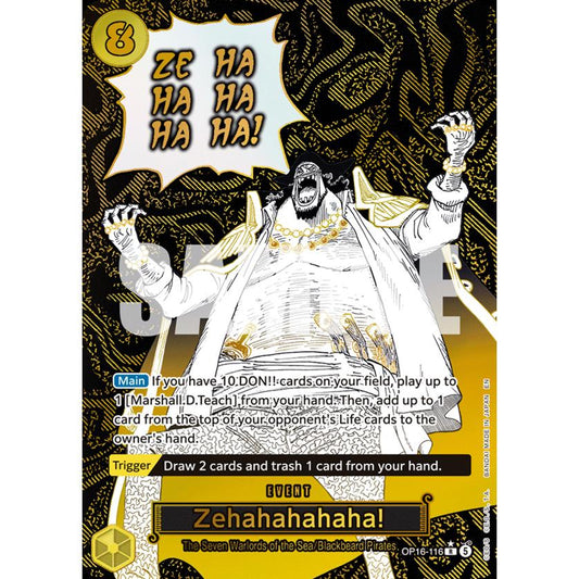 OPCG [OP16-116 R] Zehahahahaha! (Alternate Art)