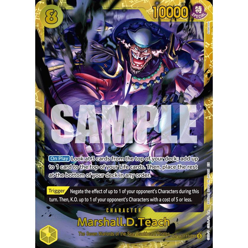 OPCG [OP16-119 SEC] Marshall.D.Teach
