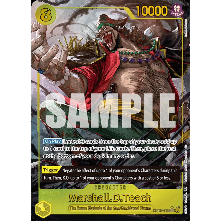 OPCG [OP16-119 SEC] Marshall.D.Teach (Alternate Art)
