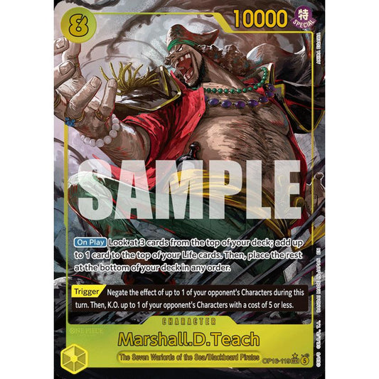 OPCG [OP16-119 SEC] Marshall.D.Teach (Alternate Art)